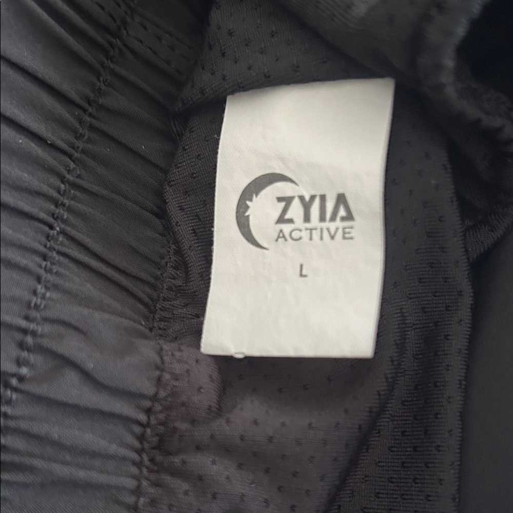 ZYIA Dark Olive Women's Athletic Shorts - Picture 4 of 5